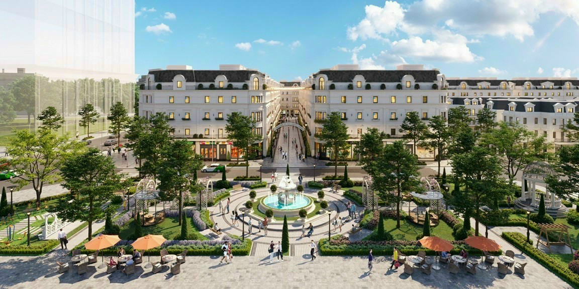 Đài phun nước nội khu Dự án Legacy Garden